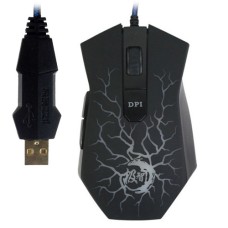 ماوس سیمی Jiz G1950 گیمی / 6 کلید + دکمه تنظیم سرعت DPI / کابل کنف بسیار مقاوم / نویزگیردار / چراغدار / اورجینال